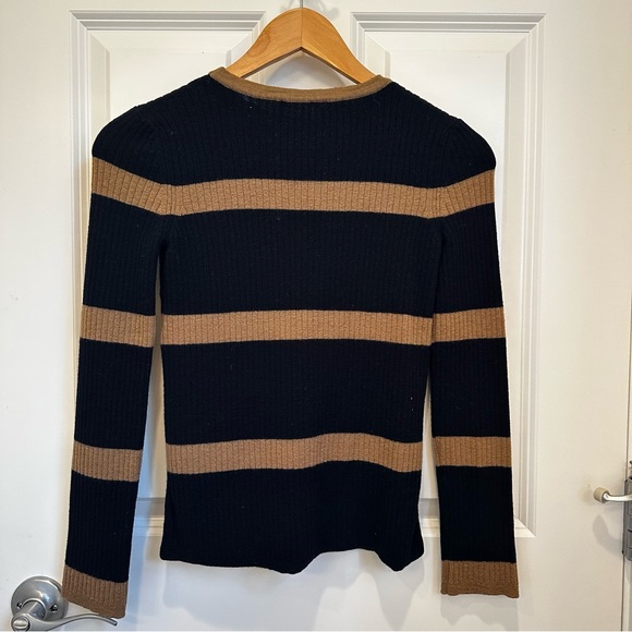 SOLD! on eBay S MAX MARA Label-cut Virgin Wool Stripe Sweater&Skirt SET Size:US4 - Picture 5 of 16